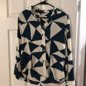 Geometric blouse from the Loft